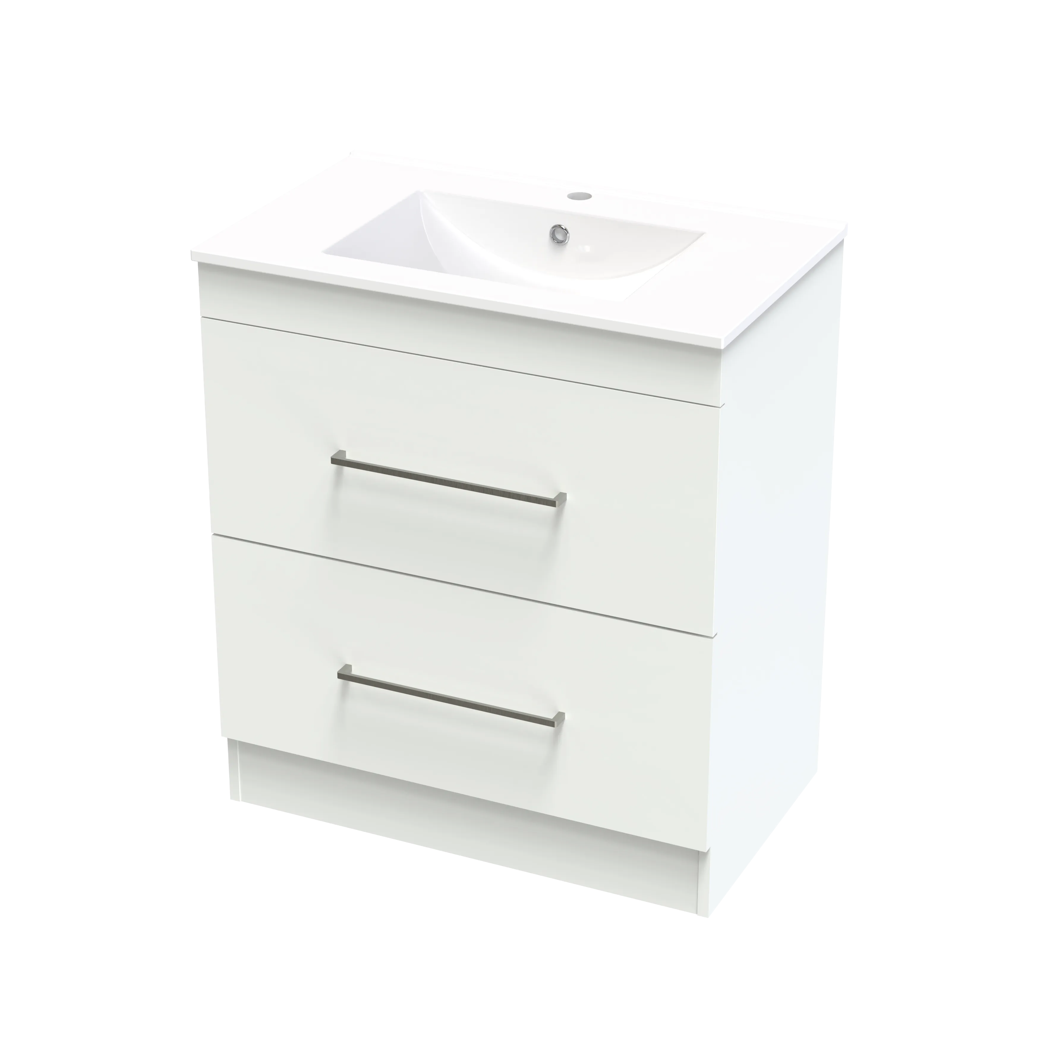Cashmere Valley 750 Double Drawer Floor Vanity