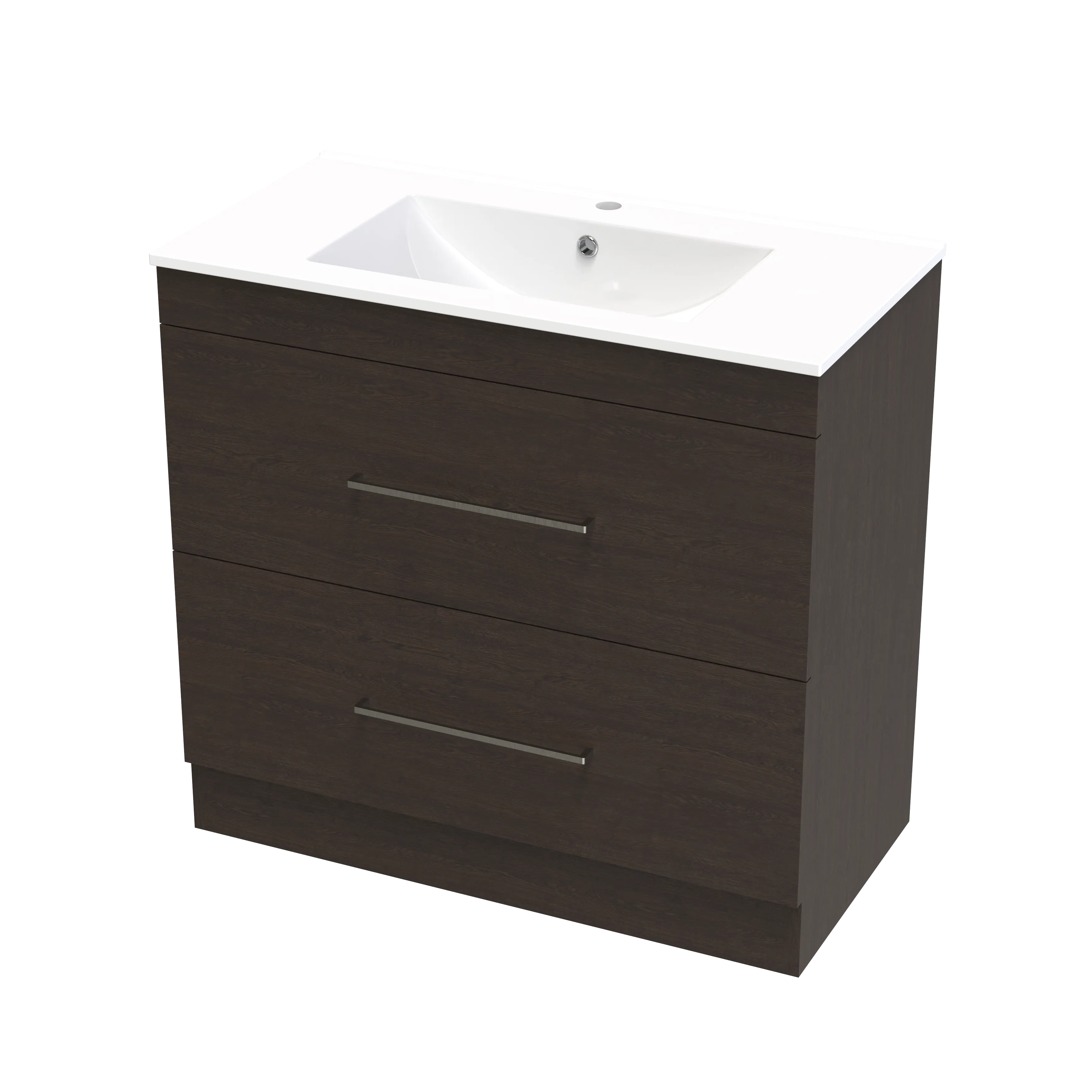 Cashmere Valley 900 Double Drawer Floor Vanity