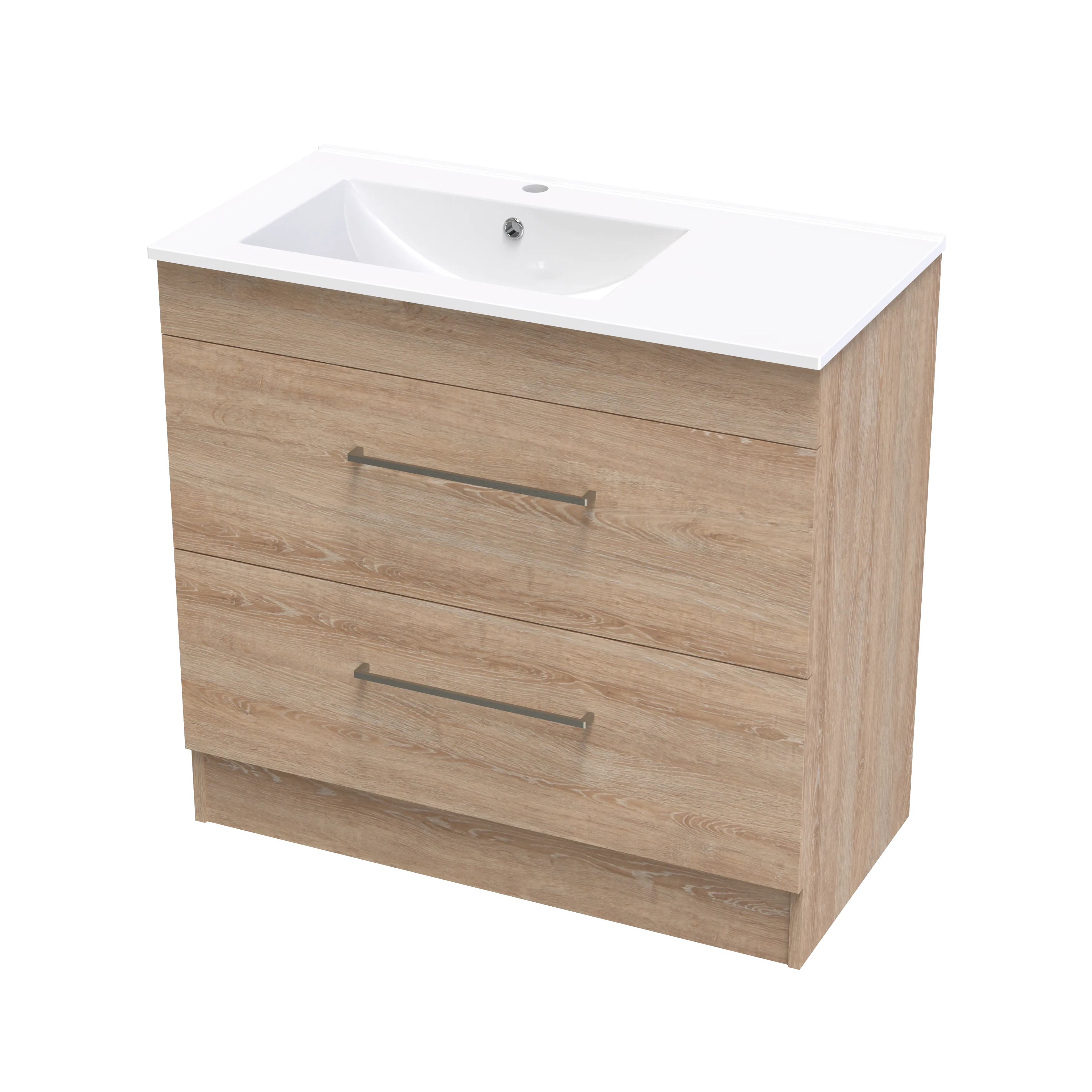 Cashmere Valley 900 Double Drawer Floor Vanity