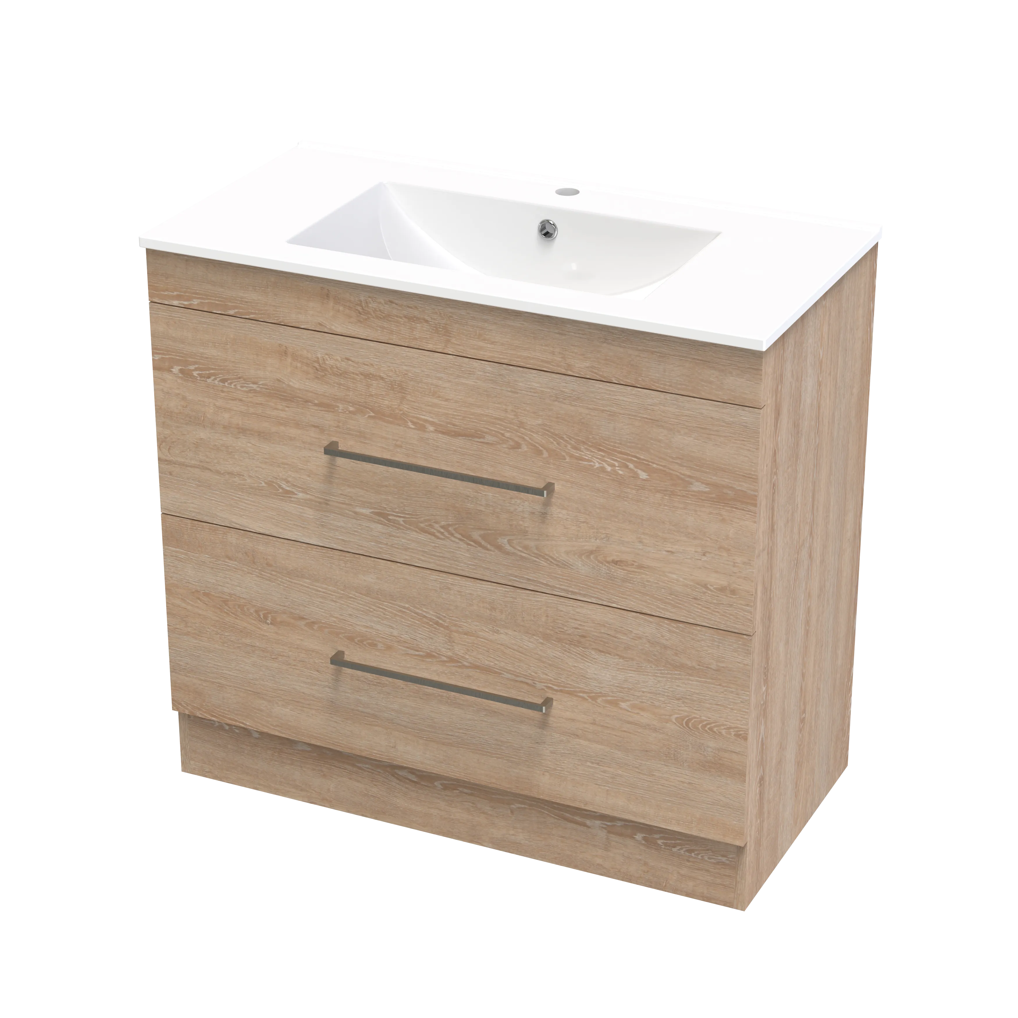 Cashmere Valley 900 Double Drawer Floor Vanity