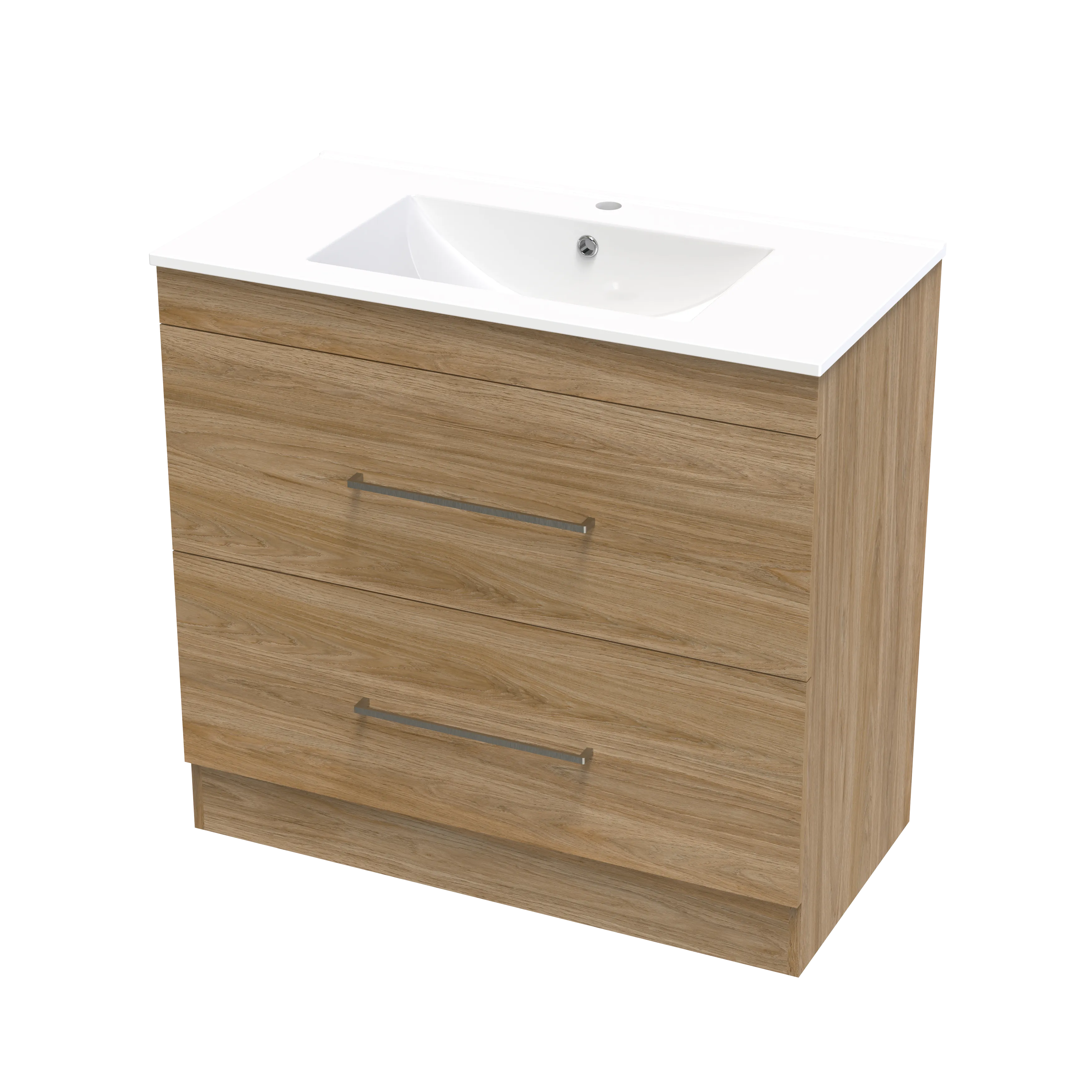 Cashmere Valley 900 Double Drawer Floor Vanity