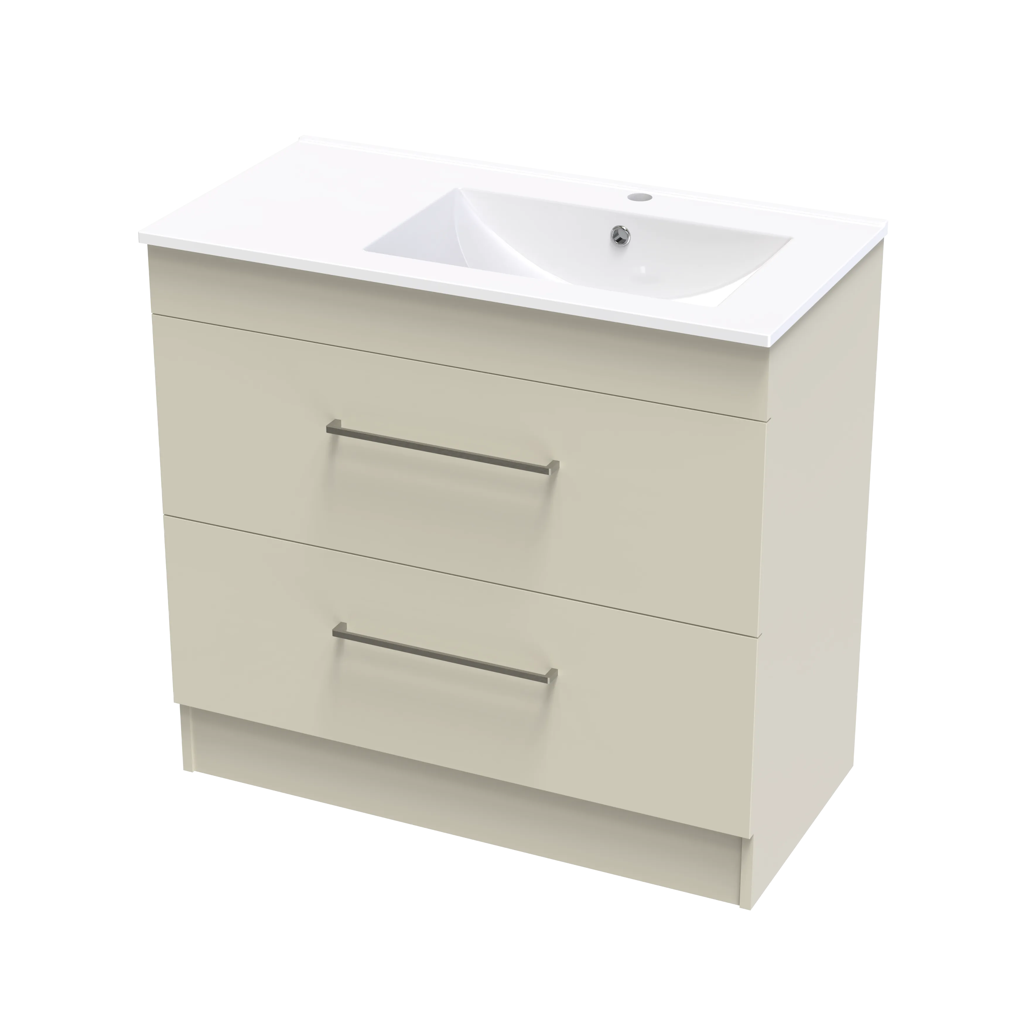 Cashmere Valley 900 Double Drawer Floor Vanity