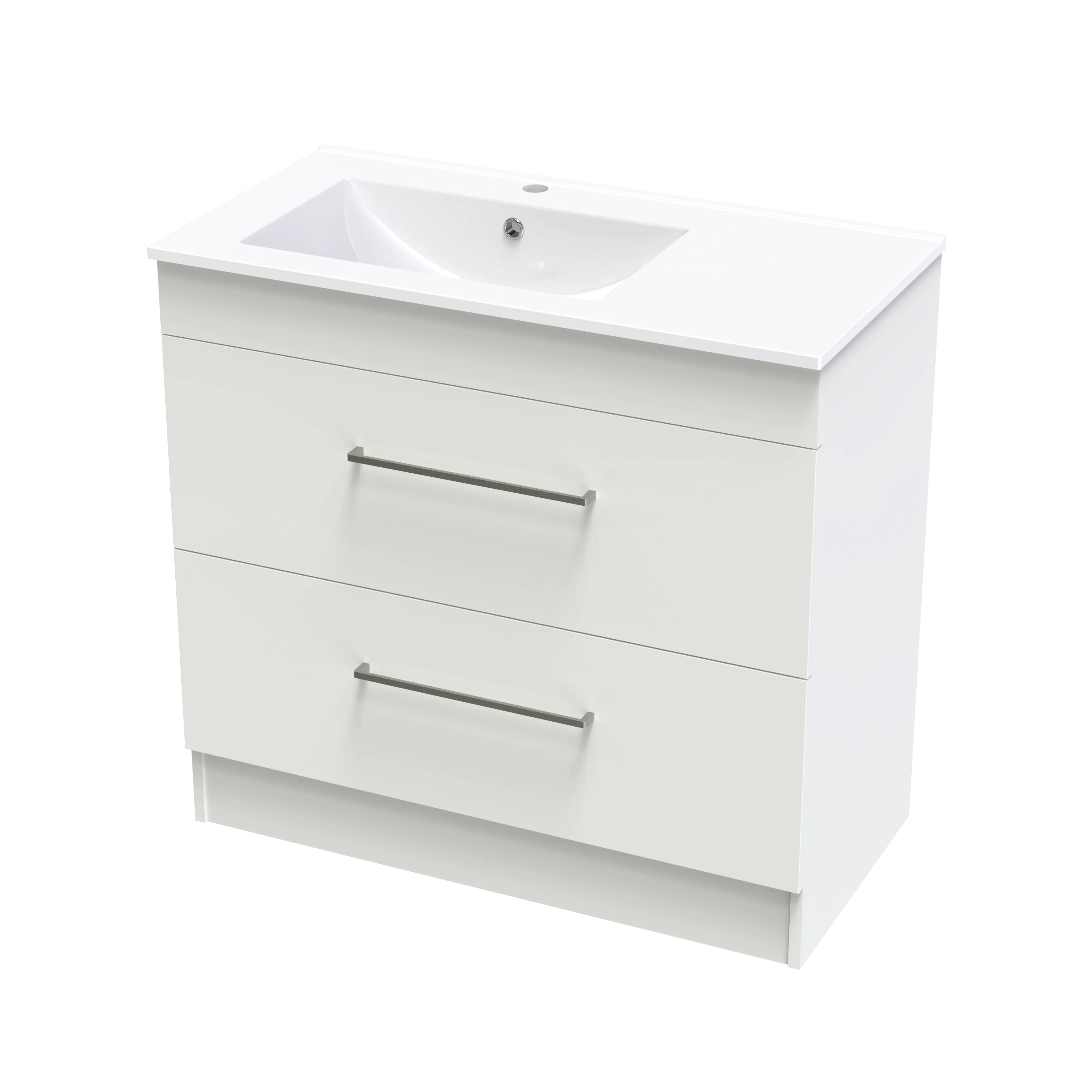 Cashmere Valley 900 Double Drawer Floor Vanity