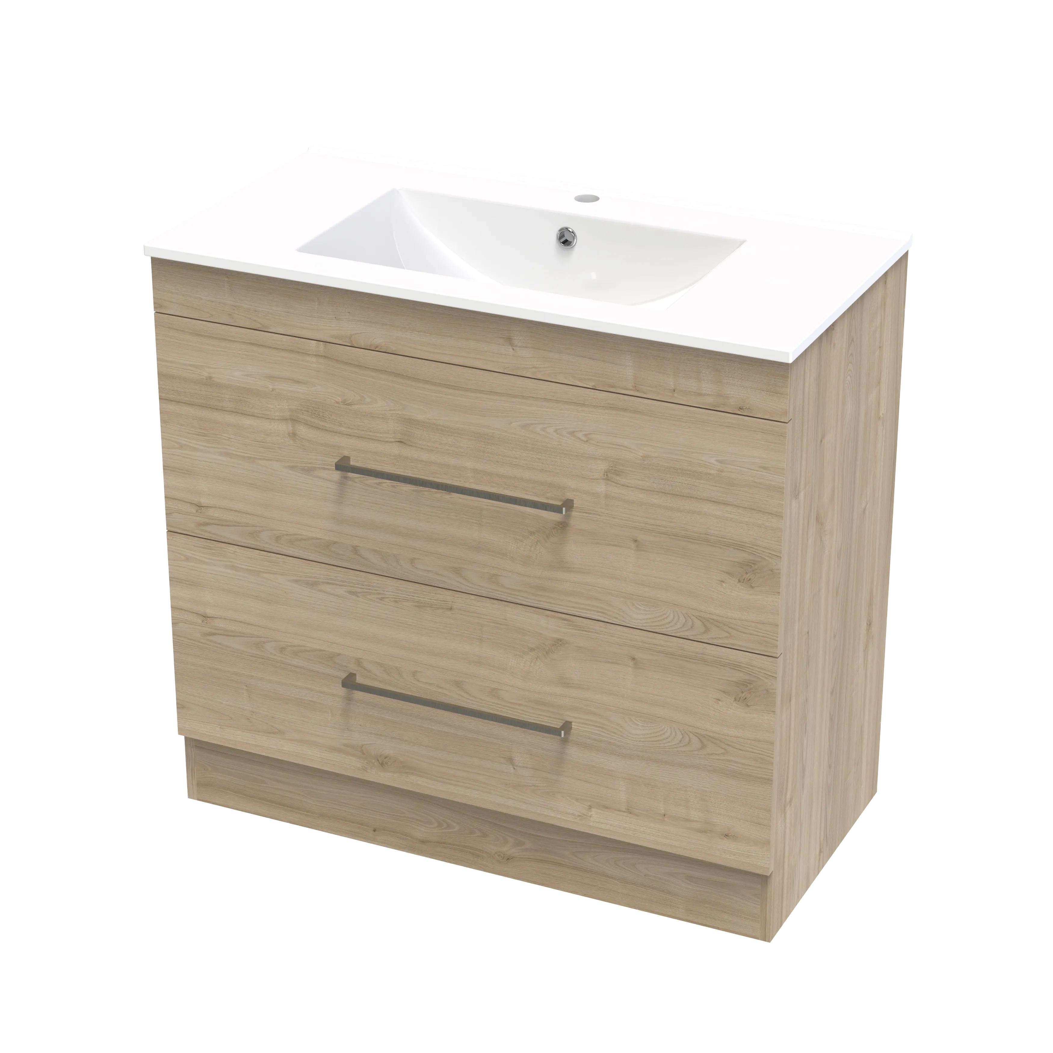 Cashmere Valley 900 Double Drawer Floor Vanity