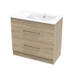 Cashmere Valley 900 Double Drawer Floor Vanity