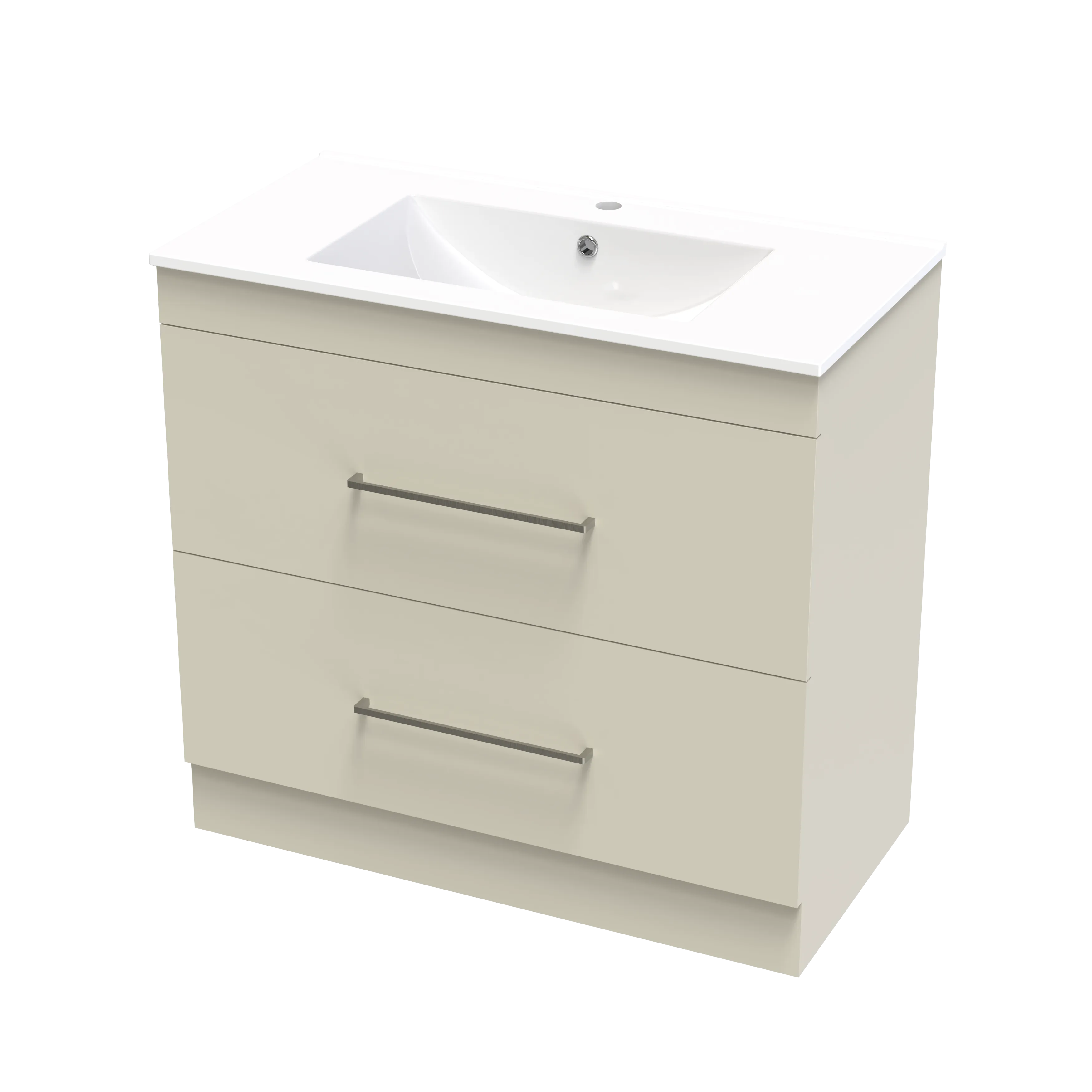 Cashmere Valley 900 Double Drawer Floor Vanity