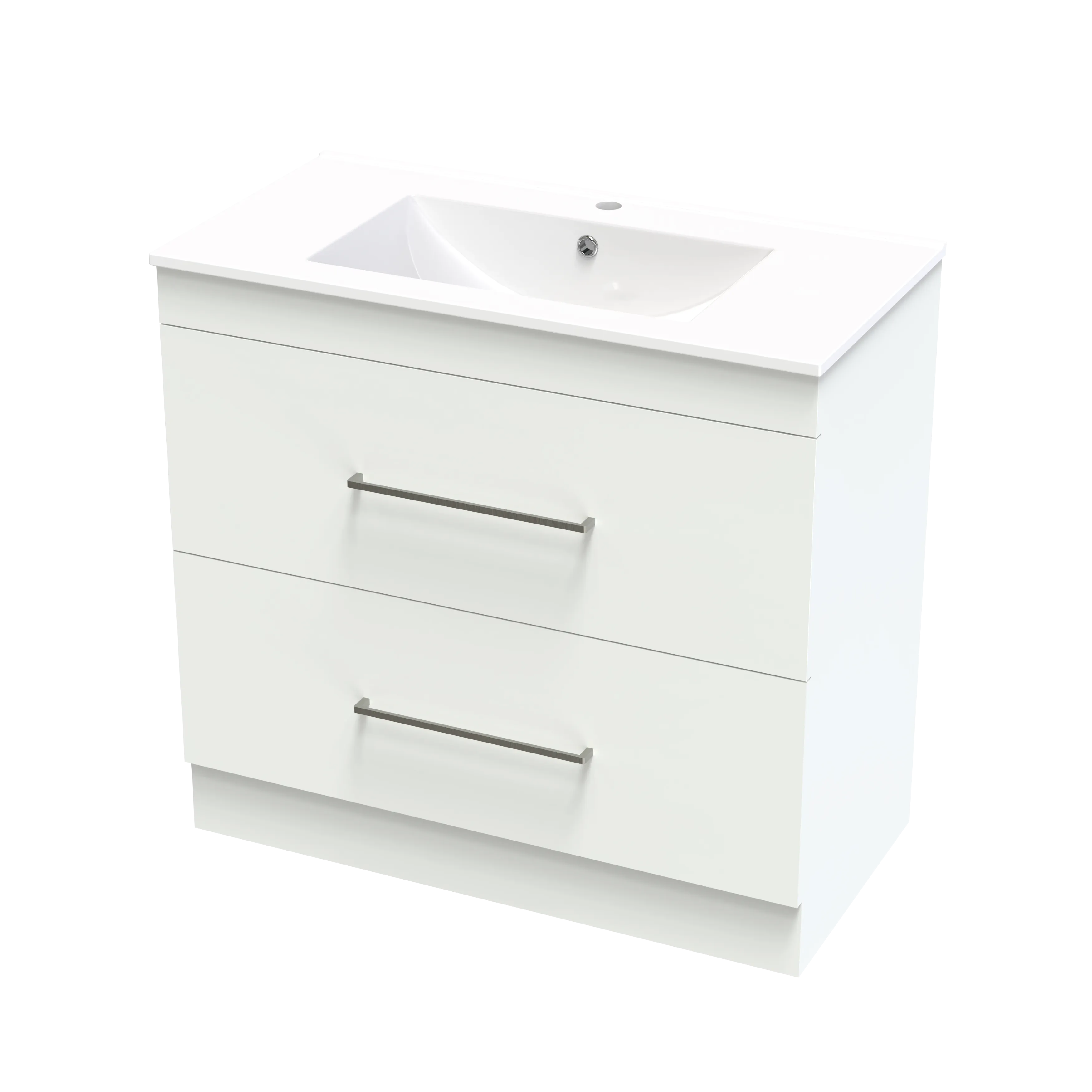 Cashmere Valley 900 Double Drawer Floor Vanity