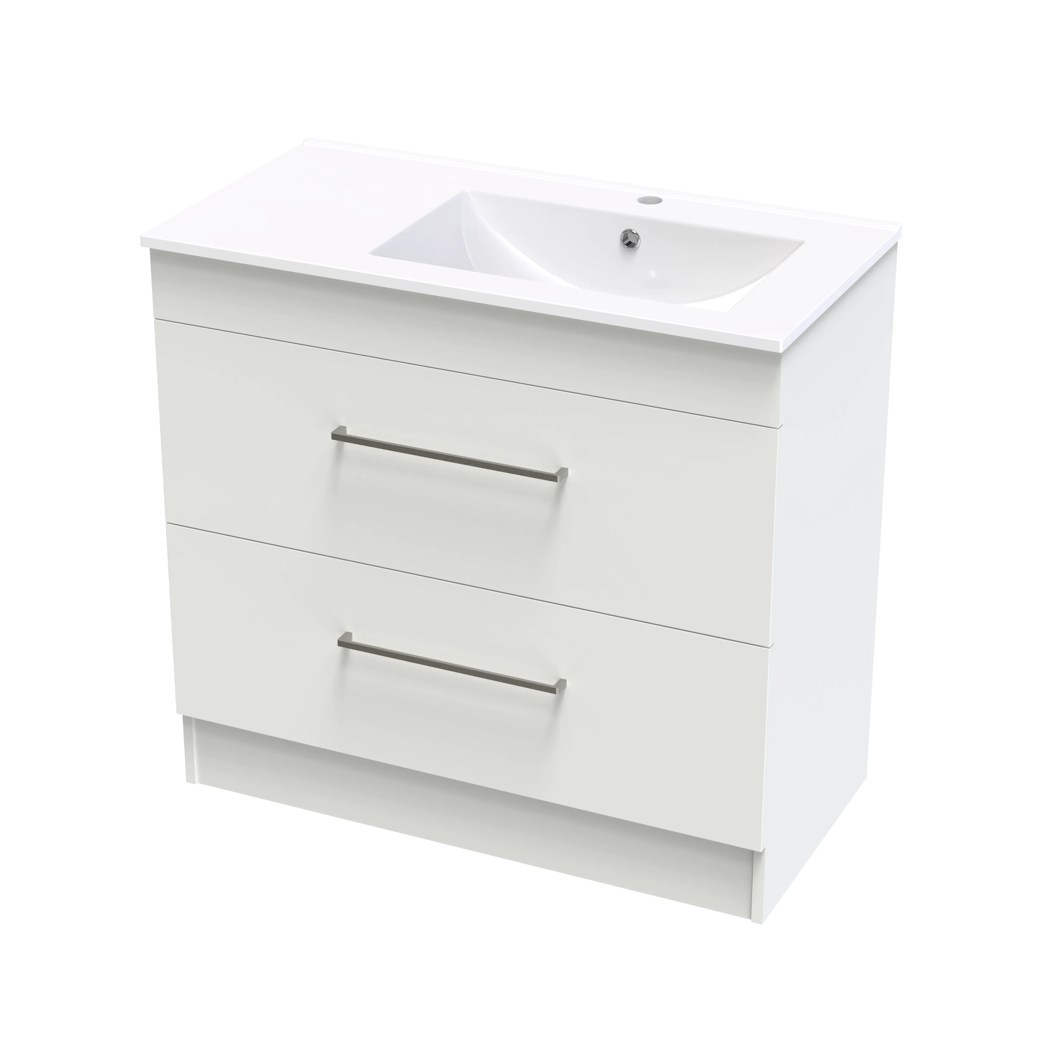 Cashmere Valley 900 Double Drawer Floor Vanity