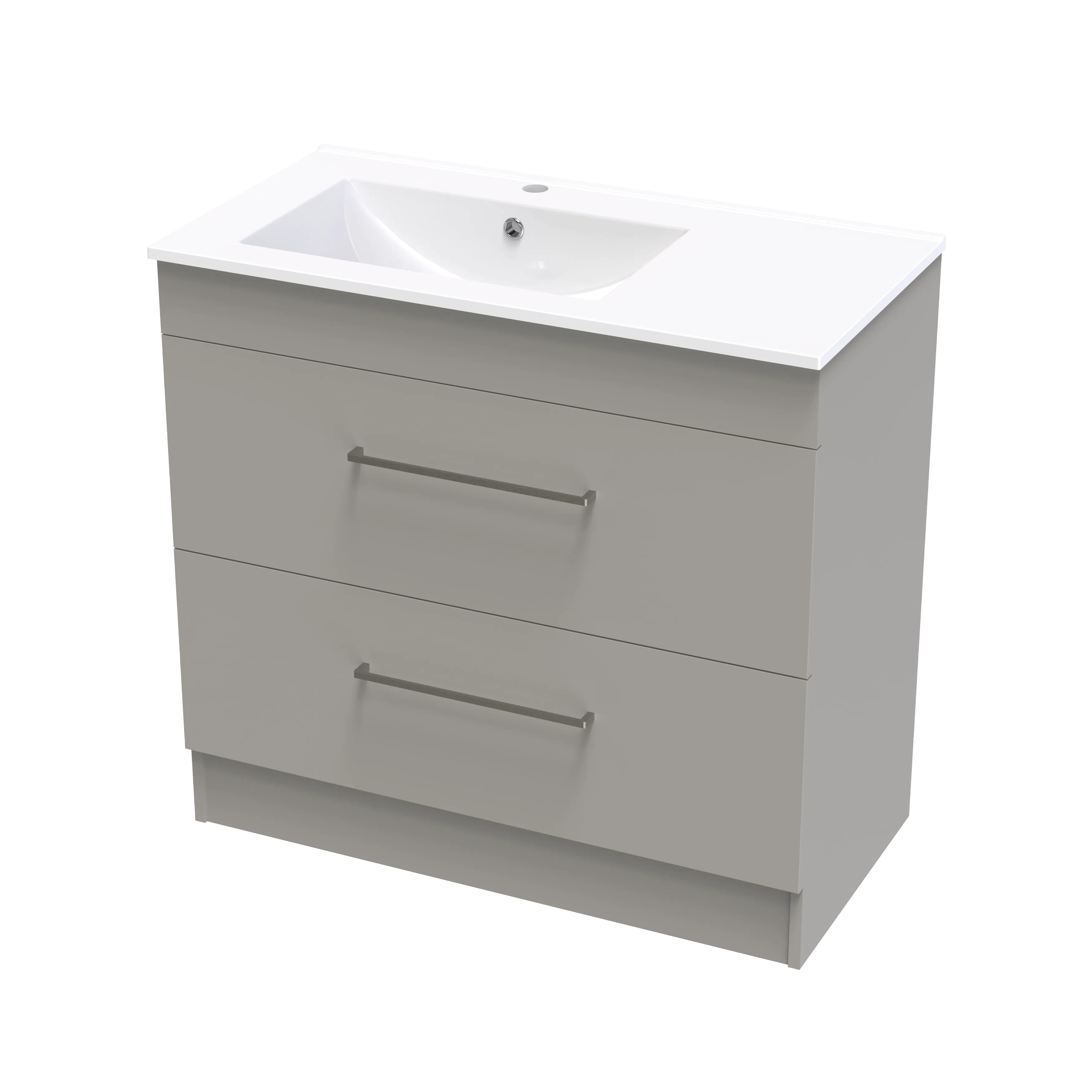 Cashmere Valley 900 Double Drawer Floor Vanity