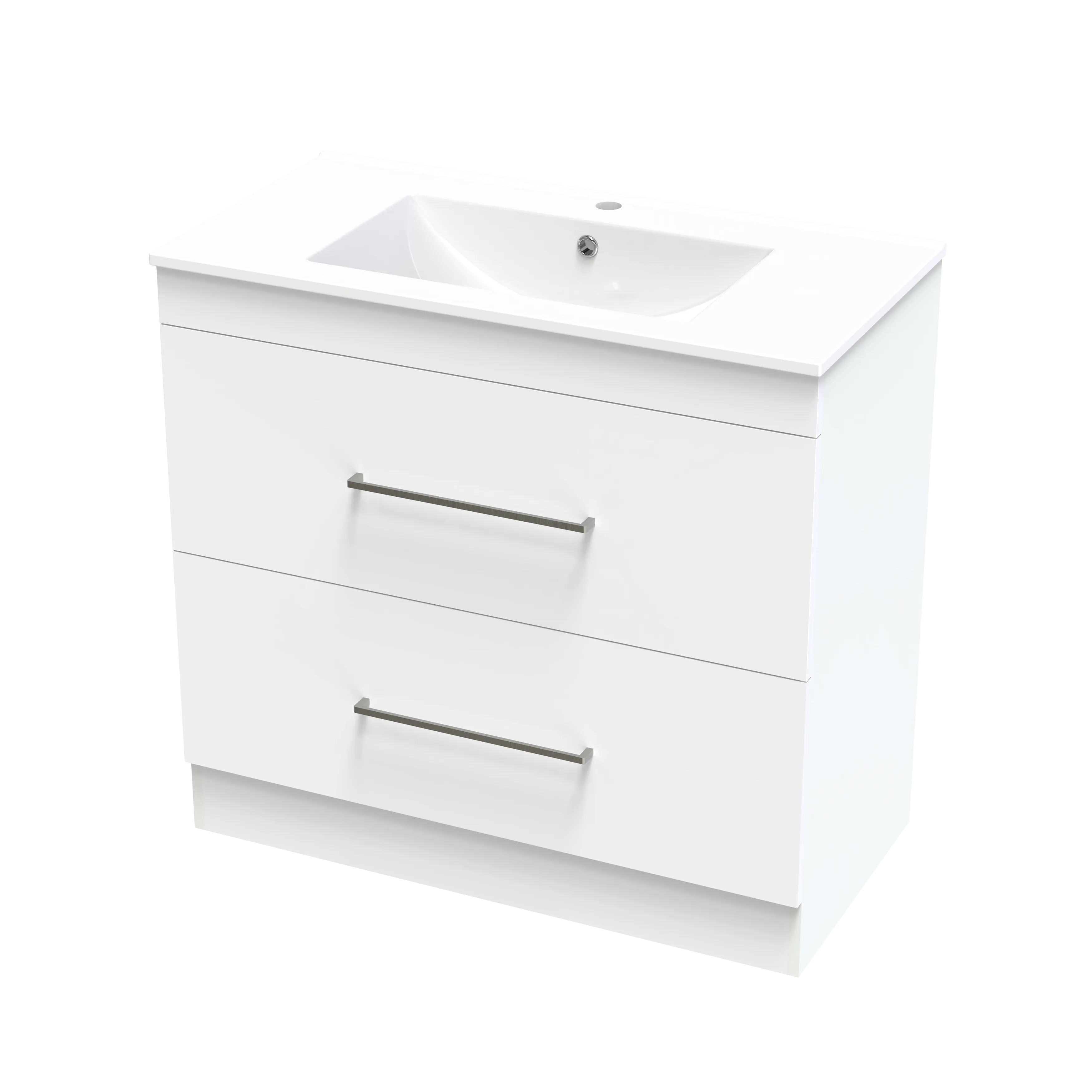 Cashmere Valley 900 Double Drawer Floor Vanity