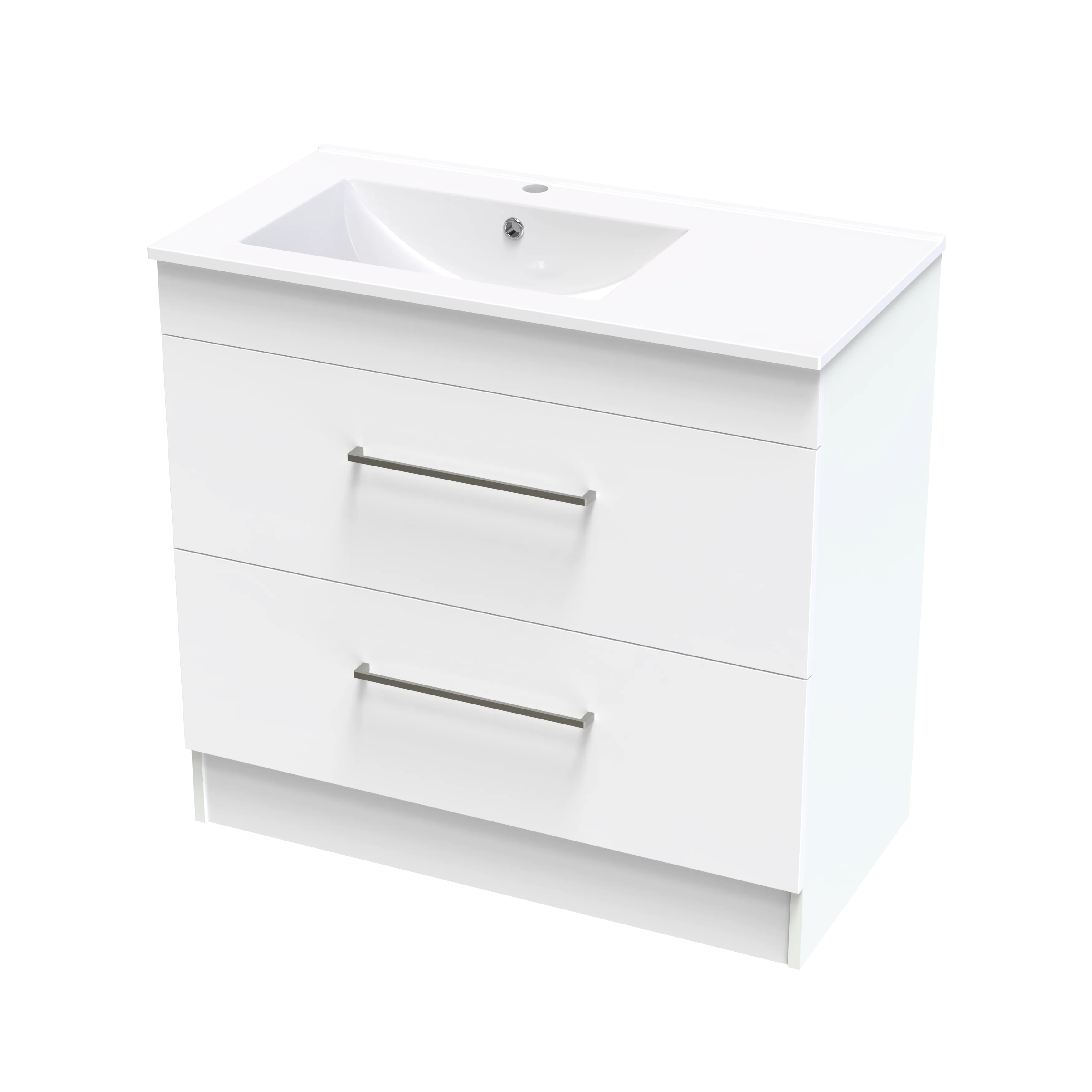 Cashmere Valley 900 Double Drawer Floor Vanity