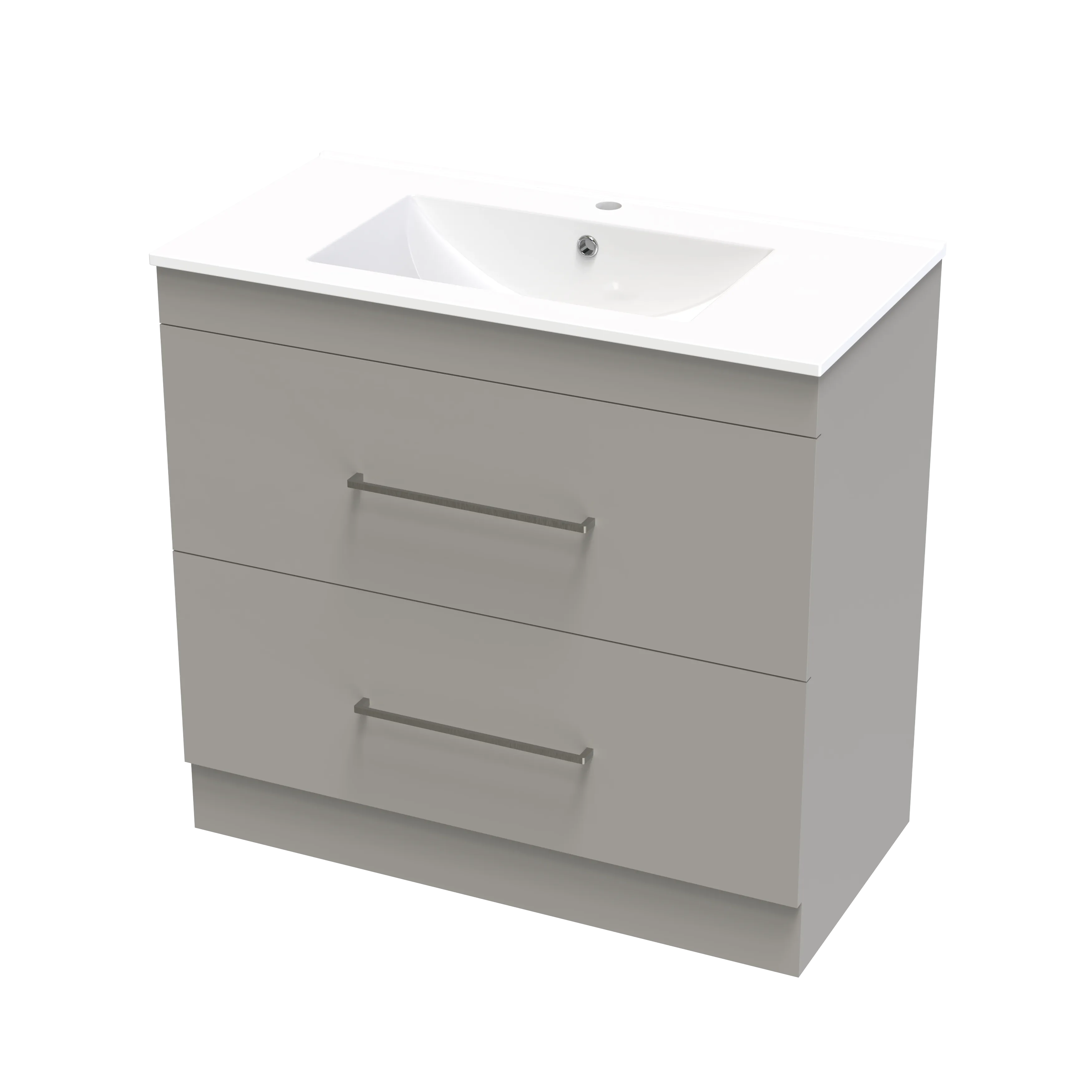Cashmere Valley 900 Double Drawer Floor Vanity