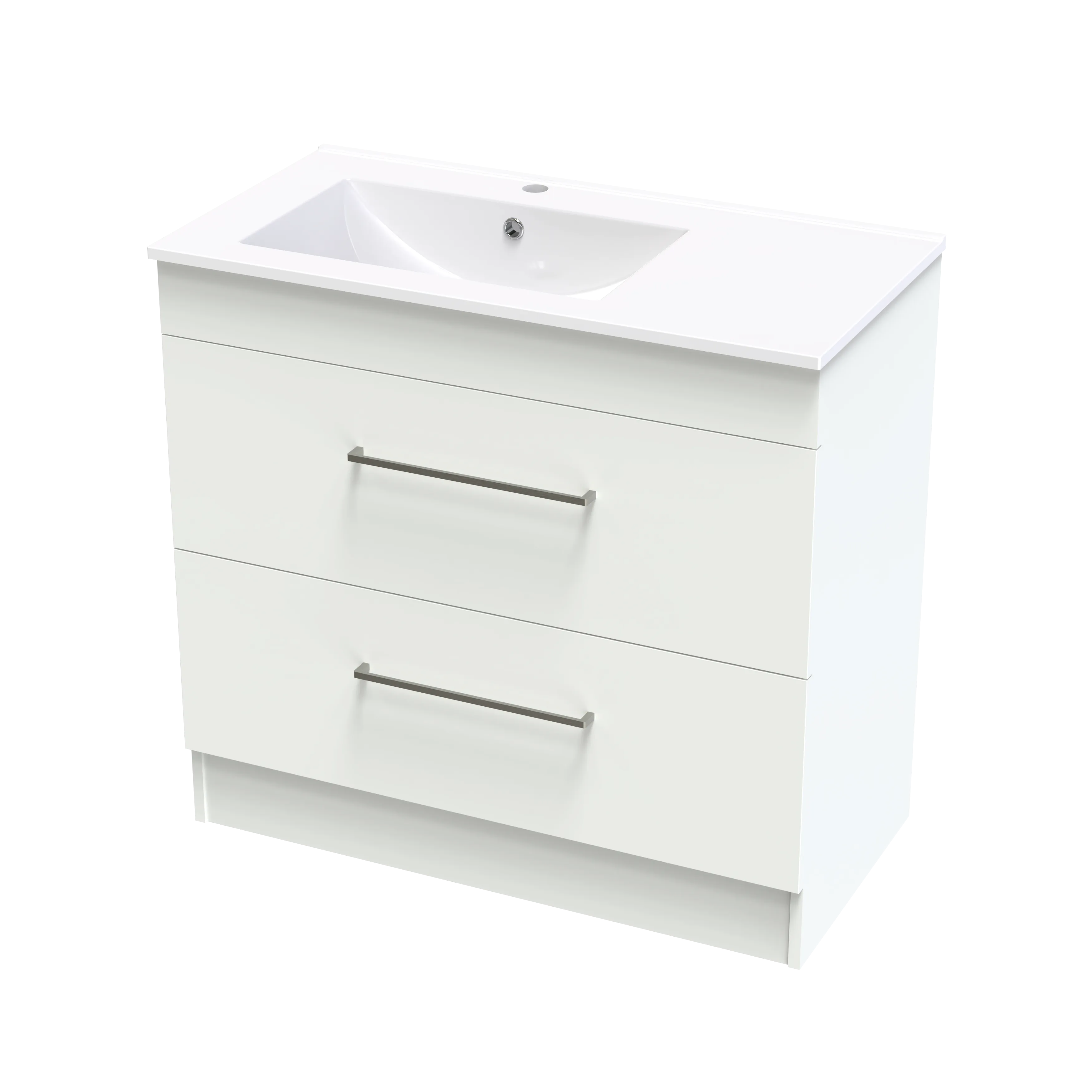 Cashmere Valley 900 Double Drawer Floor Vanity