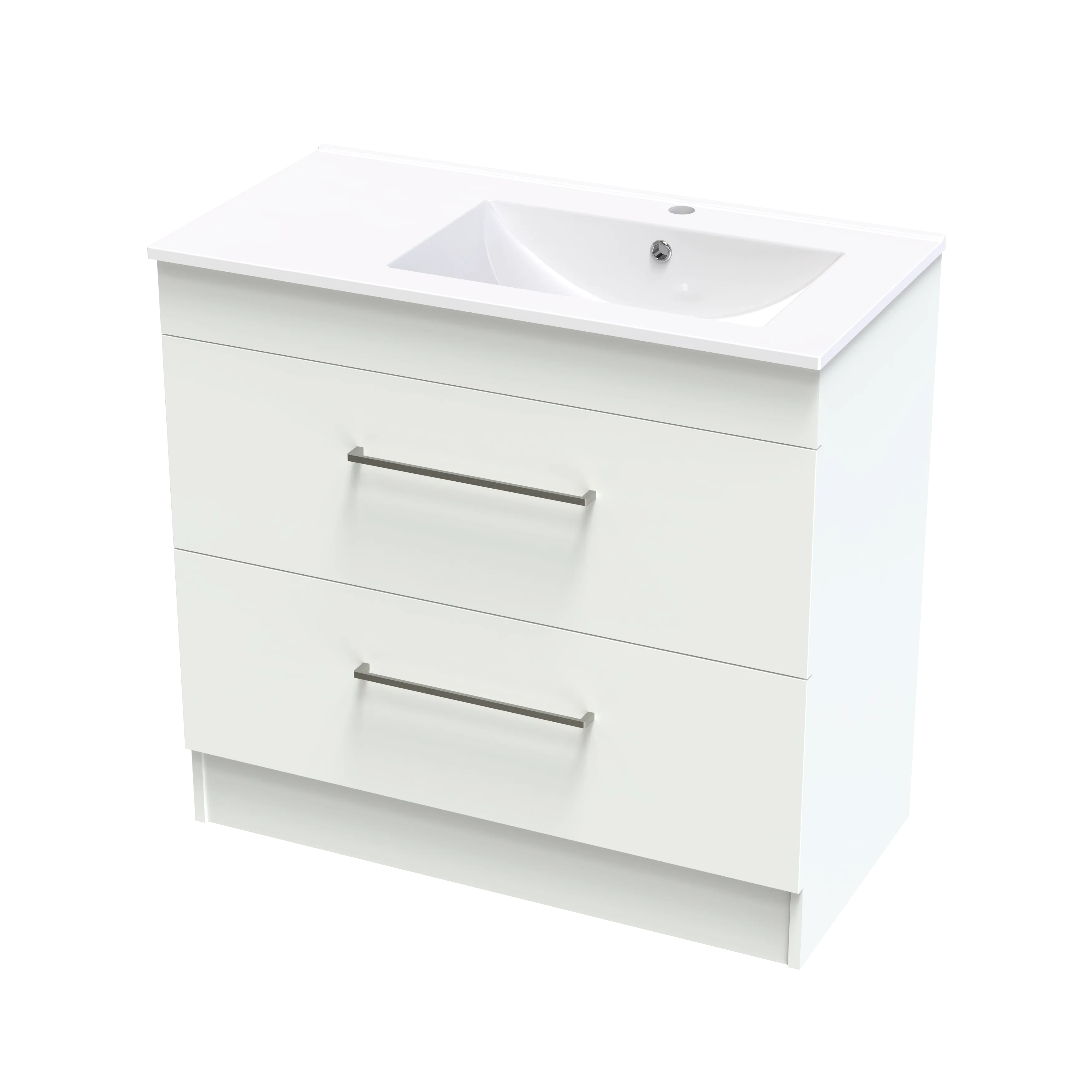 Cashmere Valley 900 Double Drawer Floor Vanity