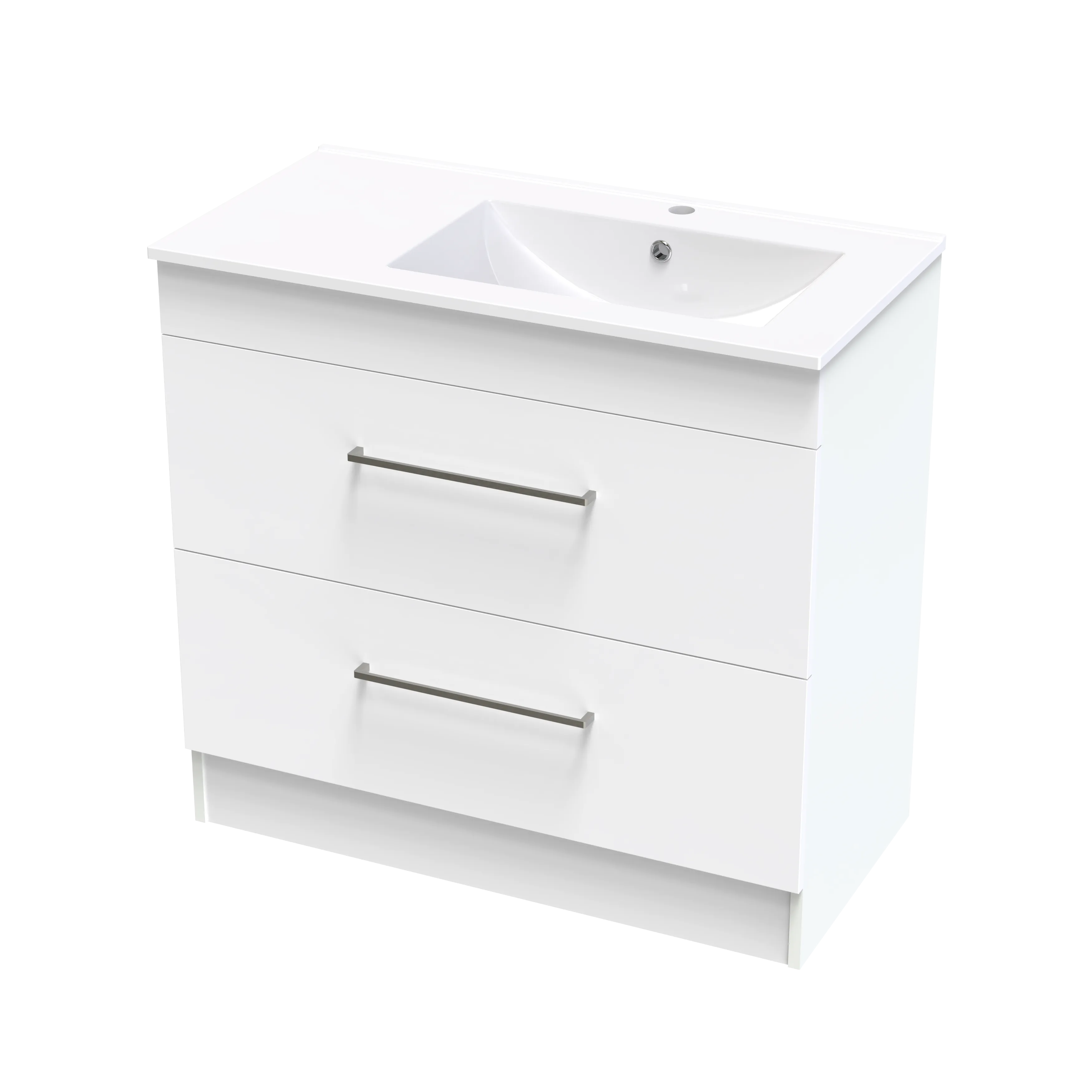 Cashmere Valley 900 Double Drawer Floor Vanity