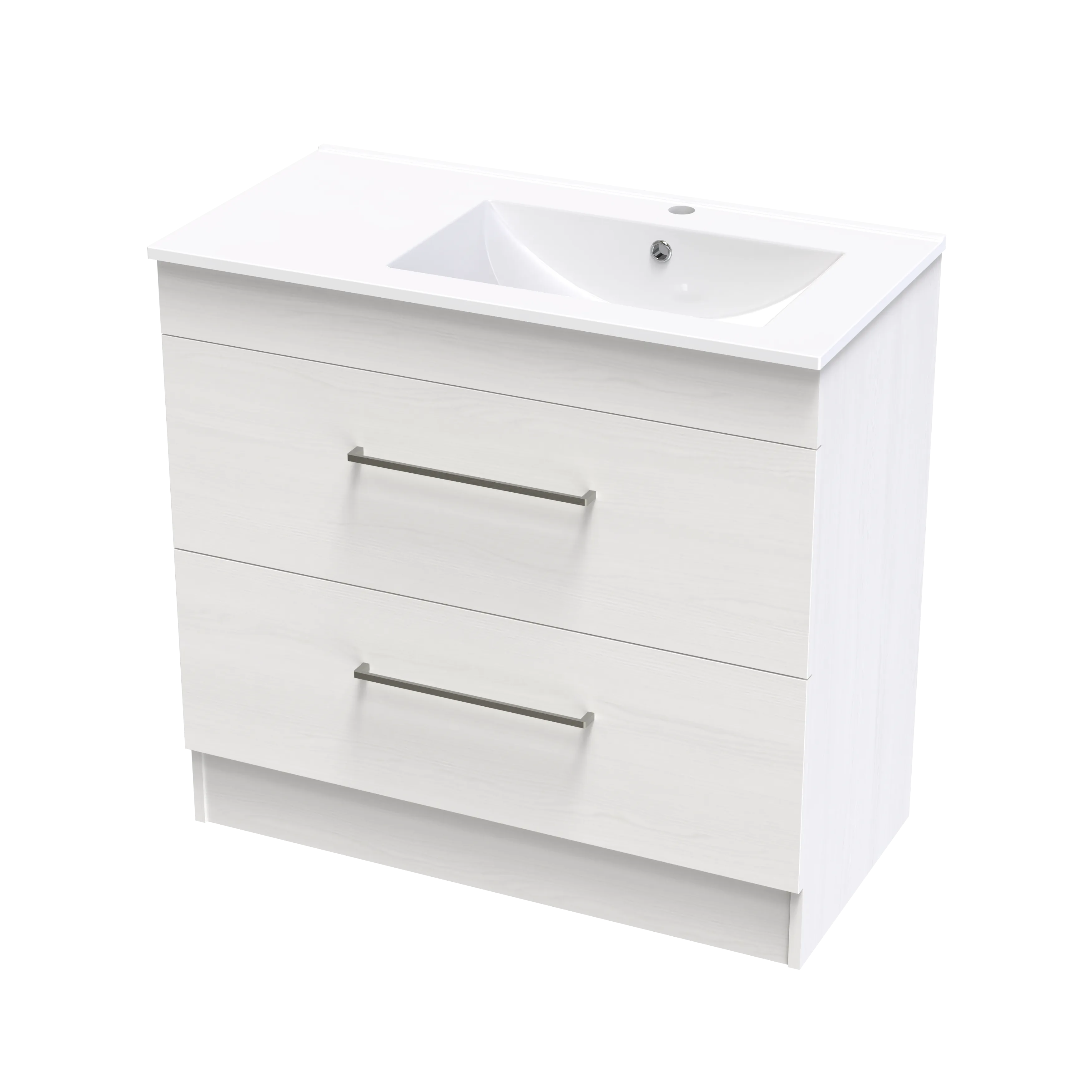 Cashmere Valley 900 Double Drawer Floor Vanity