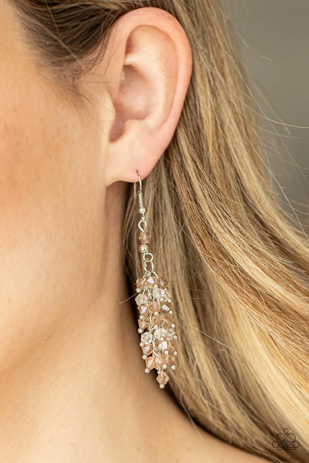 Celestial Chandeliers - Brown Earring