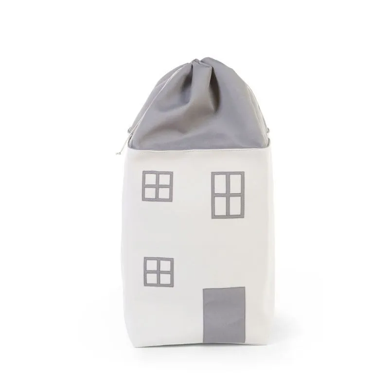 Childhome Toy Box House Grey Off White