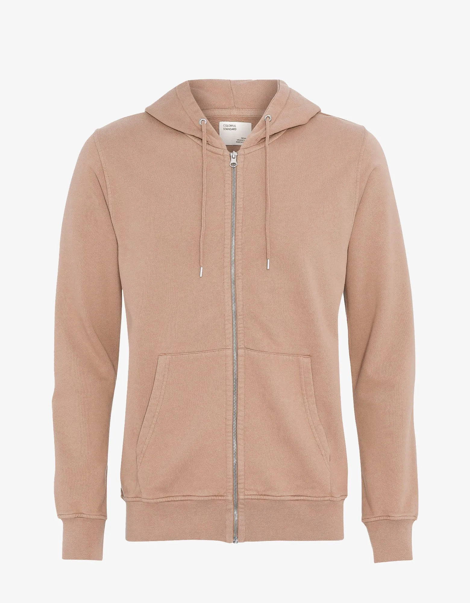 Classic Organic Zip Hood - Honey Beige