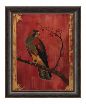 Crimson Majesty - Falcon of the Silk Road - Limited Edition Canvas