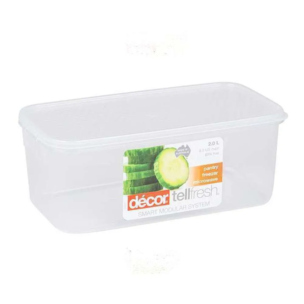 Decor Tellfresh Oblong 2L PVC Storage Box