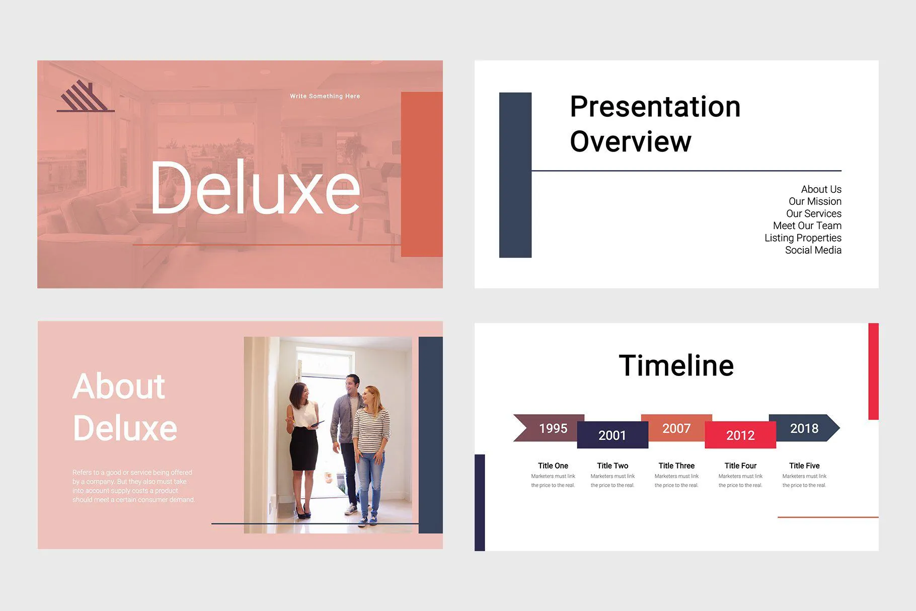 Deluxe Real Estate Google Slides