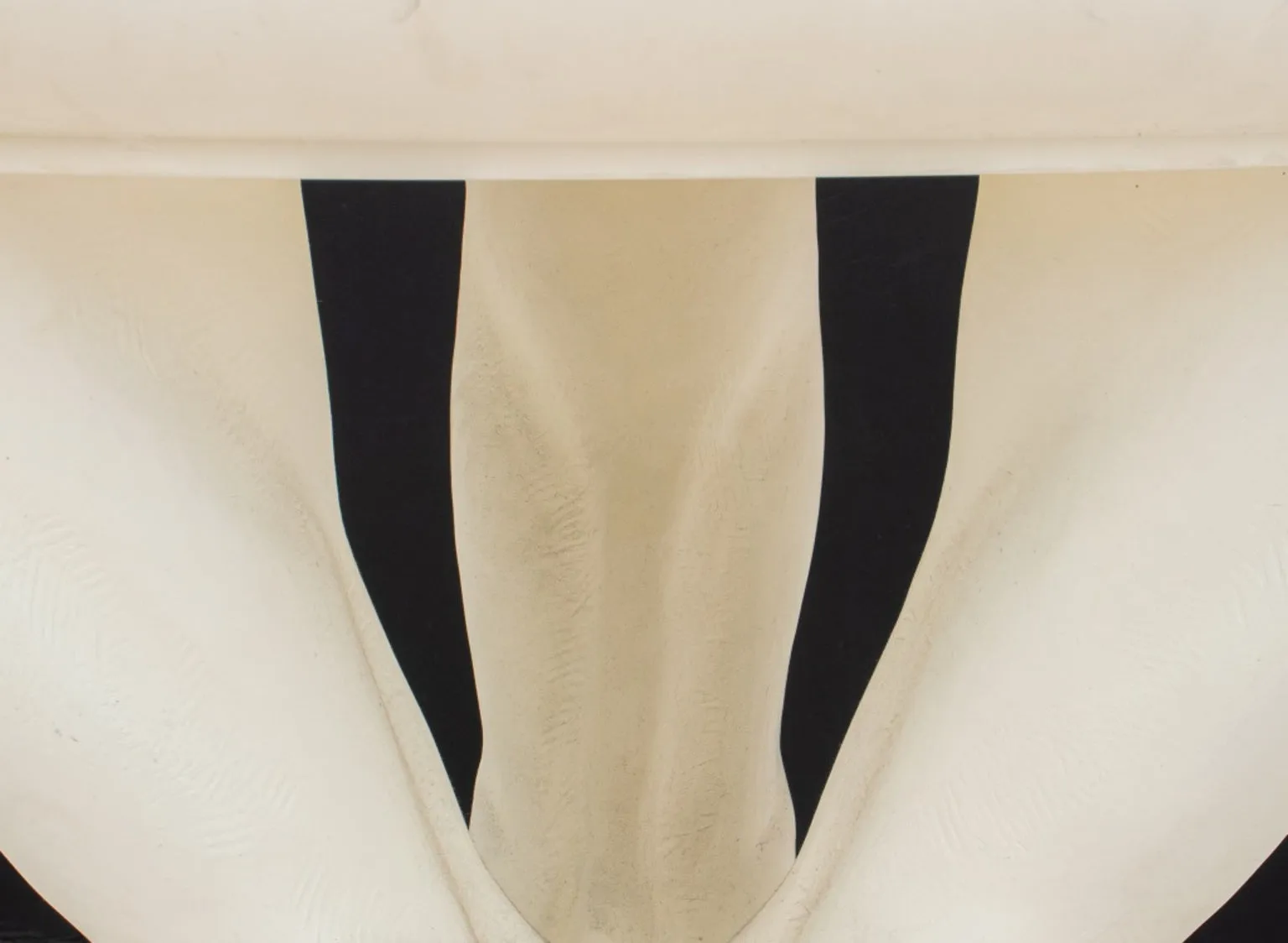 Dickinson Style Angora Goat Legs Gueridon Table