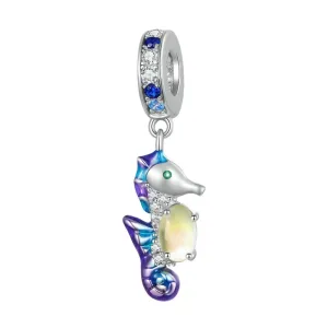 Dreamy Ocean Seahorse Charm Pendant