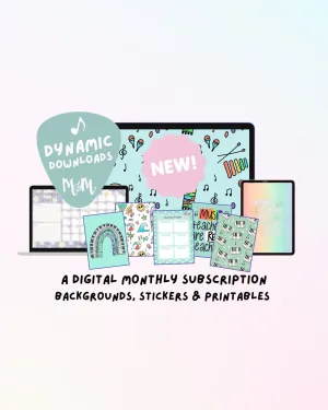 Dynamic Downloads Monthly Subscription