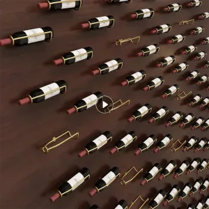 Elegant Wine and Champagne Storage Rack – Reusable Display for Bars & Restaurants