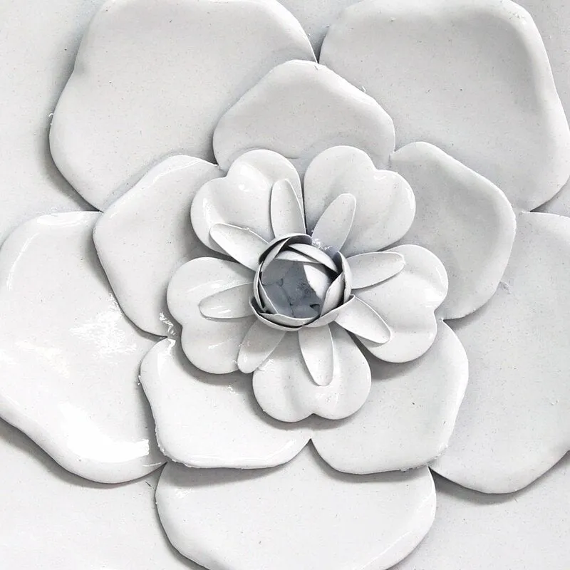 Epps 3 Piece Metal Flower Wall Decor Set (Set of 3