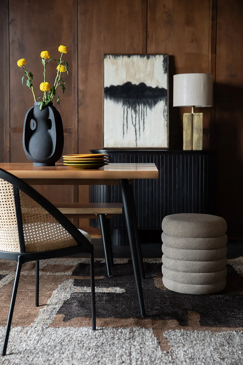 Fern Boucle Stool