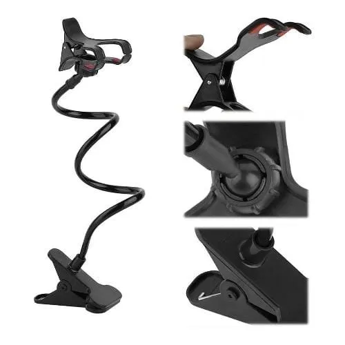 Flexible Desk Mount - Most Cell Phones