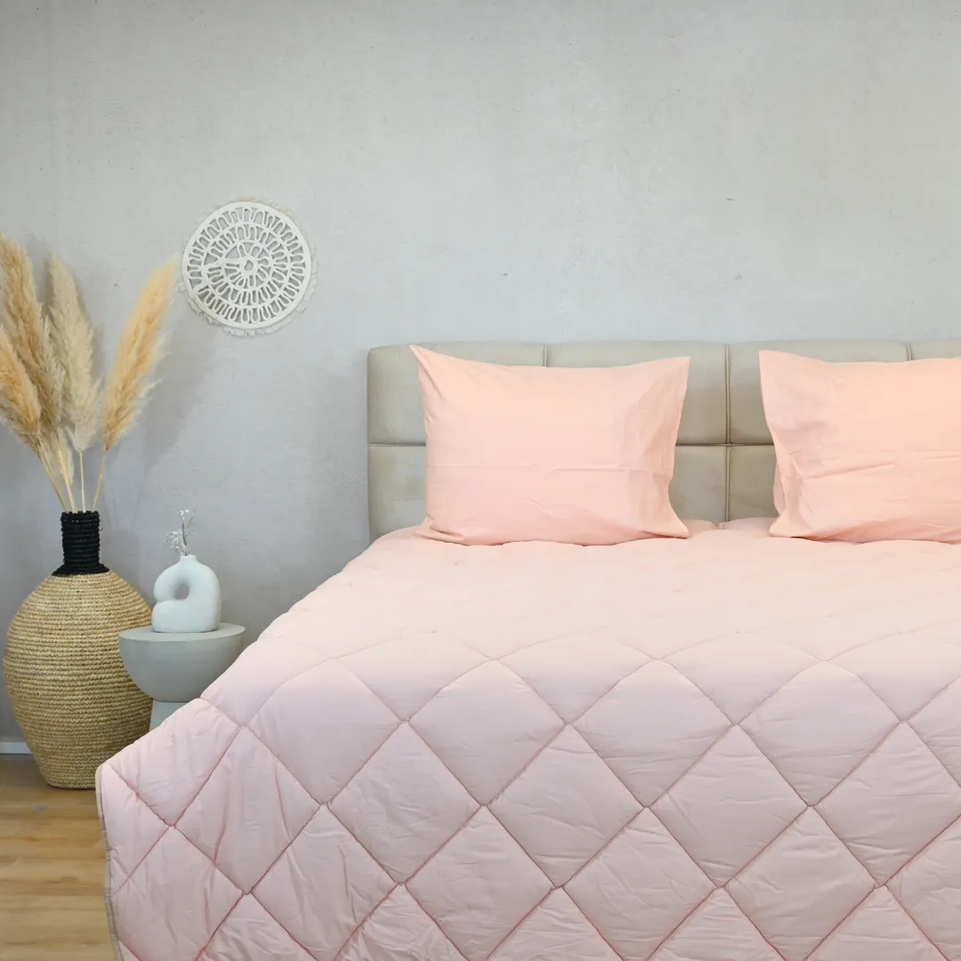 HappyDuvet Premium - Vintage pink - All-Season Duvet - Percale Cotton