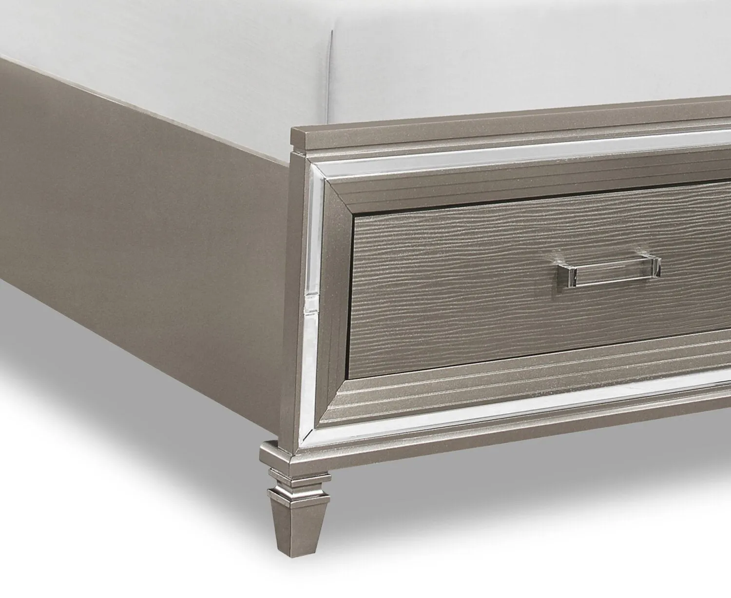 Hesperus 5-Piece King Bedroom Set - Silver