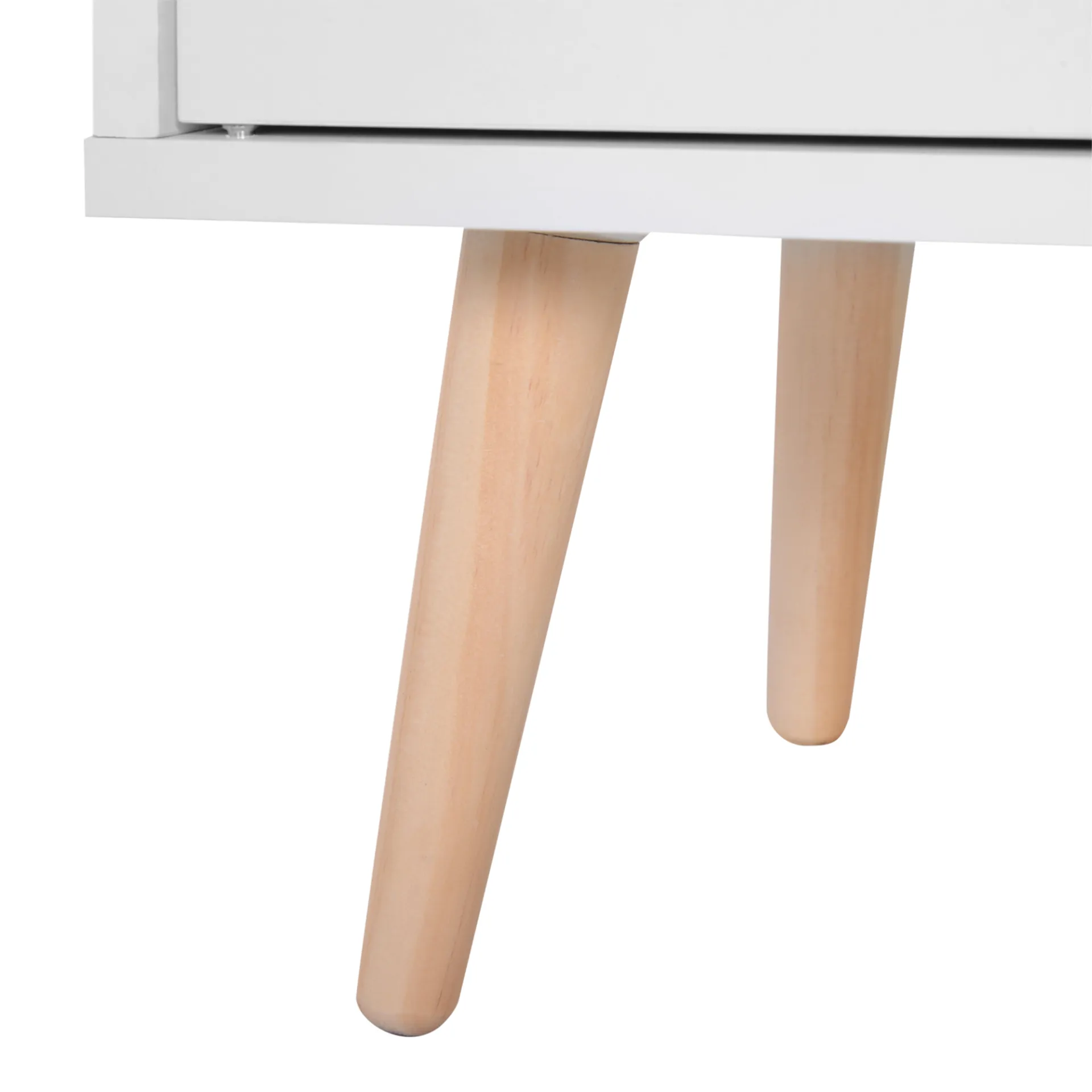 HOMCOM White Sideboard with Storage Drawer for Hallway, Kitchen, Bedroom, and Living Room - Stylish and Functional Floor Cupboard