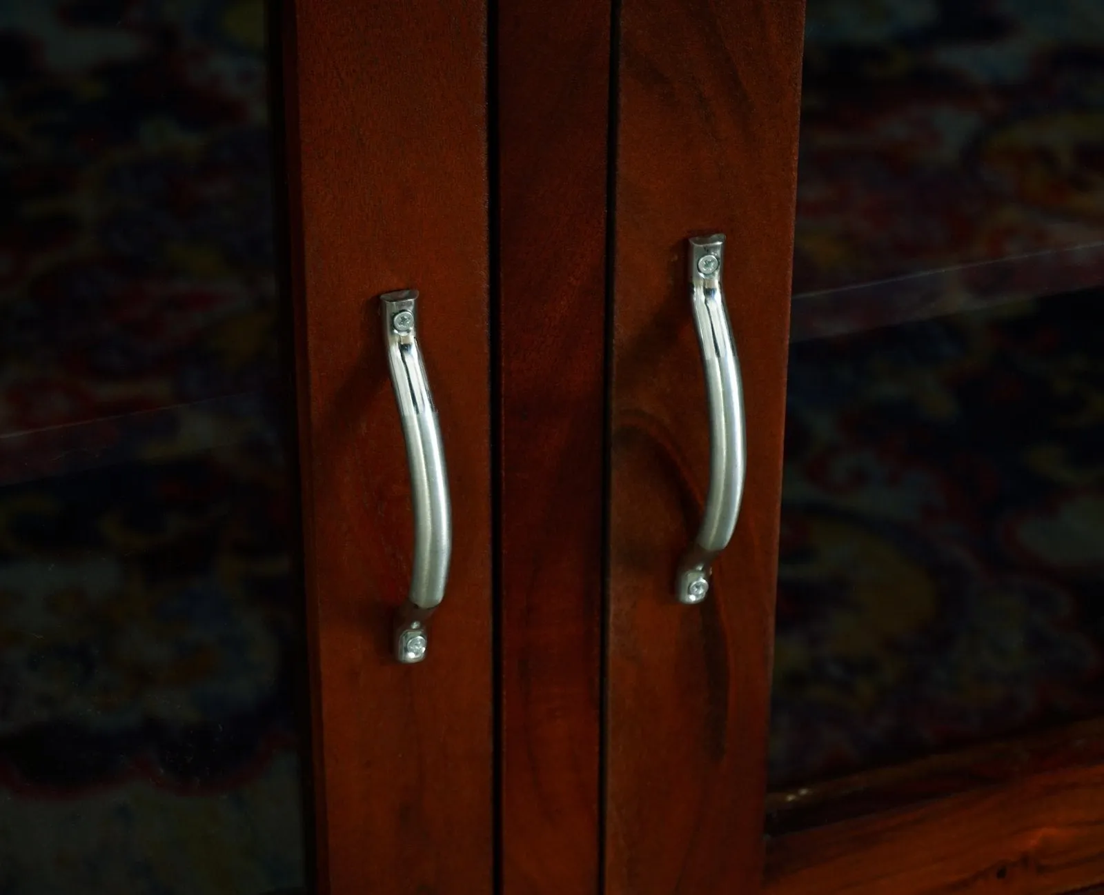 Kozhikode Sheesham Wood Three Door Kitchen Crockery Cabinet