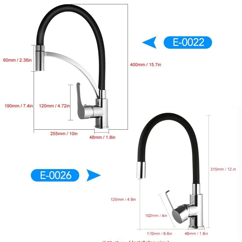 Lodge - Rotating Flexible Kitchen Faucet