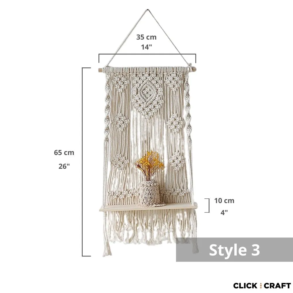 Macrame Shelves