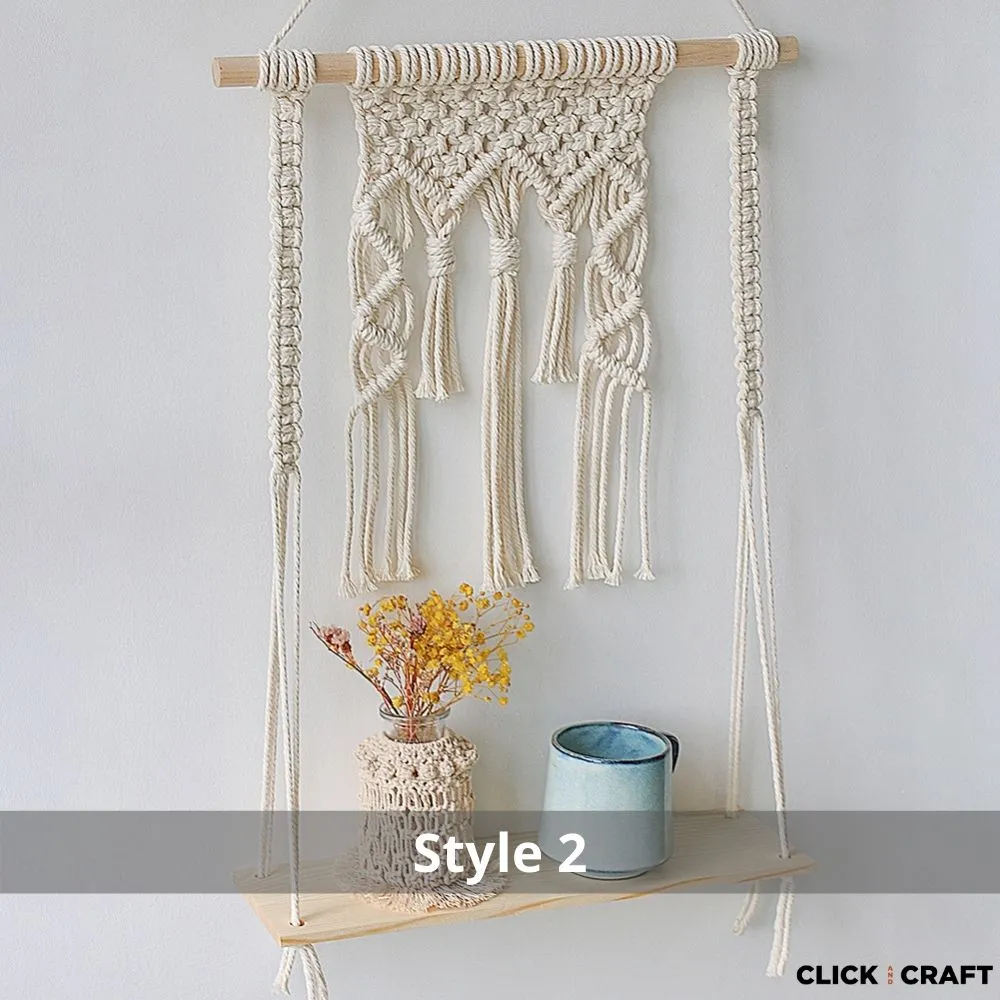 Macrame Shelves