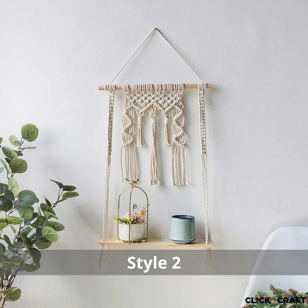 Macrame Shelves