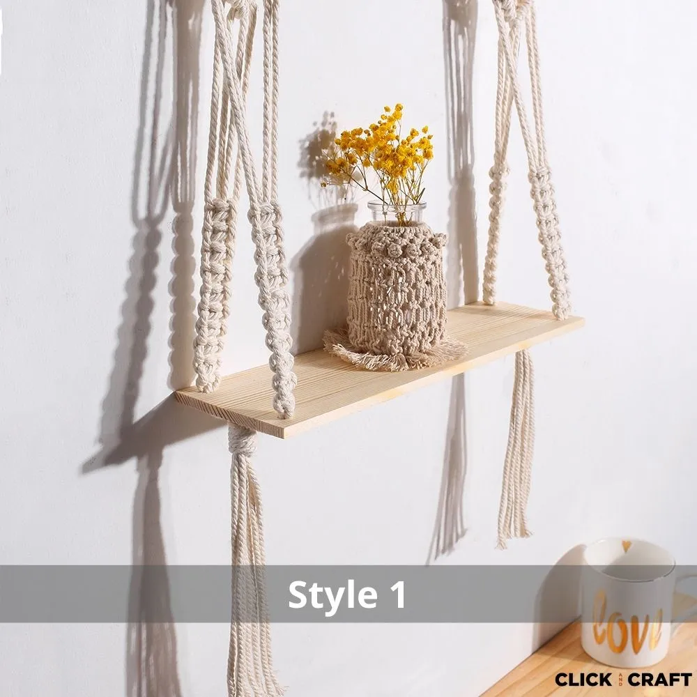 Macrame Shelves