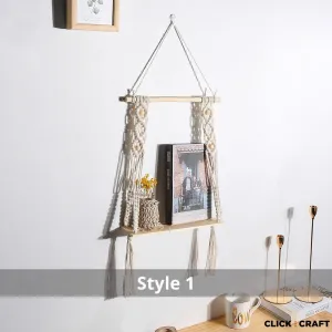 Macrame Shelves