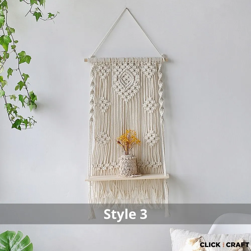 Macrame Shelves