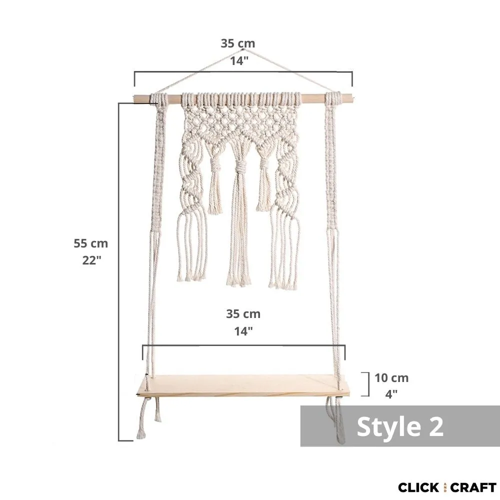 Macrame Shelves