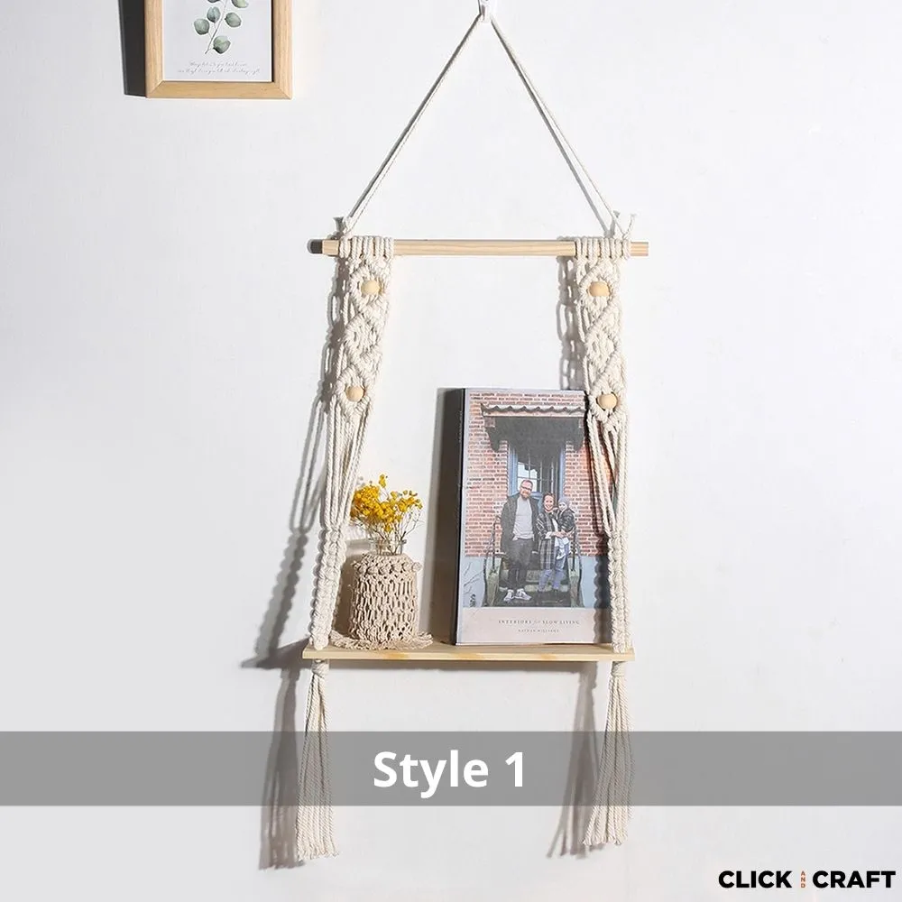 Macrame Shelves