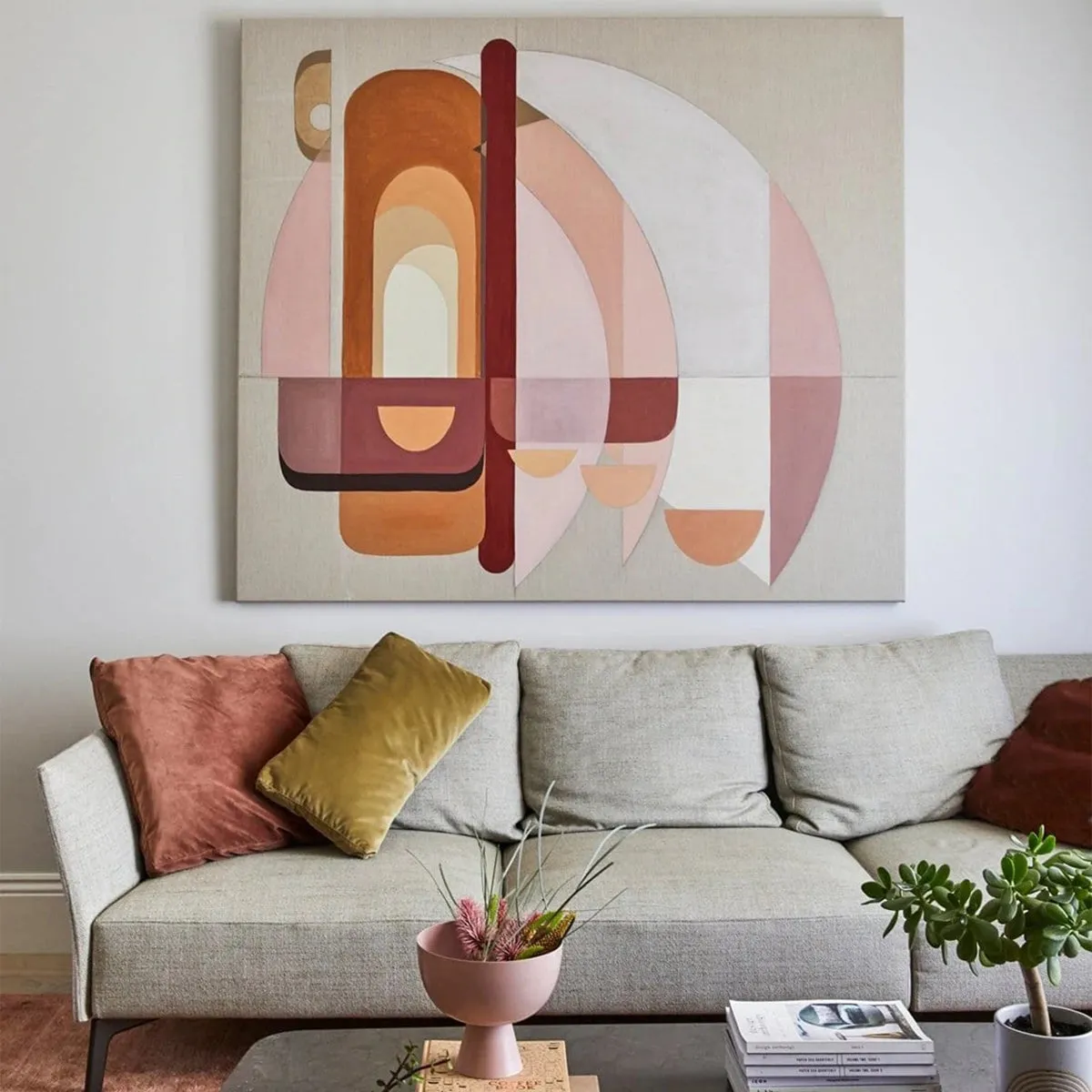 Magna Arch Canvas Print 40Cm X 45Cm Black Frame