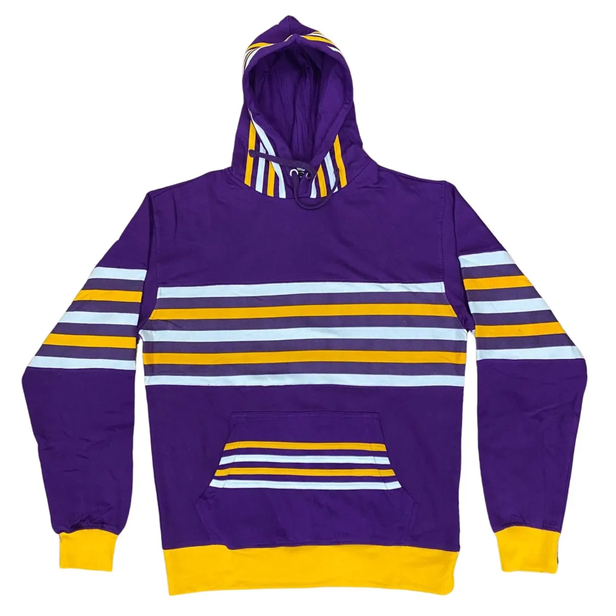 Matching Purple Mardi Gras Sweatsuit with Regal Stripes
