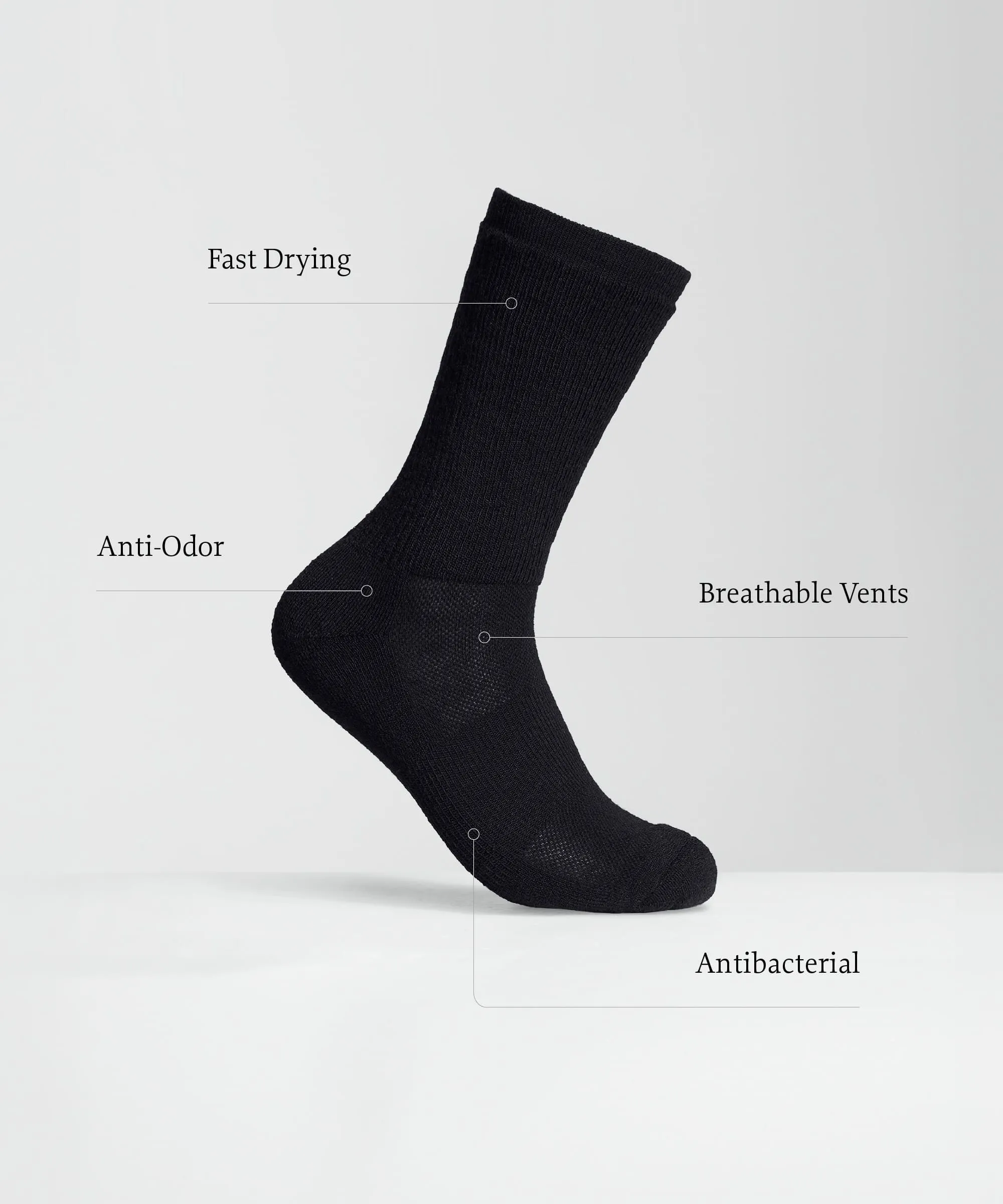 Men's All Season Crew Socks
