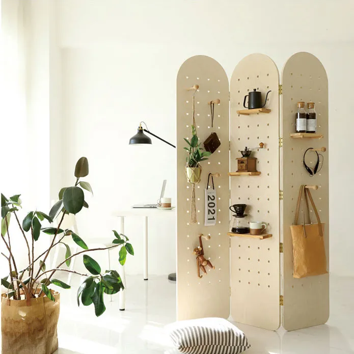 Nordic Wood Room Partition